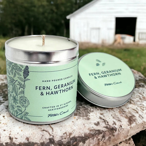 Fern, Geranium and Hawthorn Candle