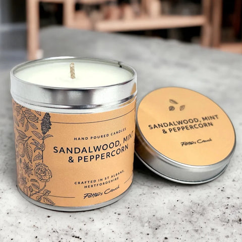 Sandalwood, Mint and Peppercorn Candle