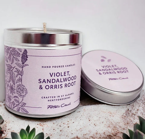 Violet, Sandalwood and Orris Root Candle