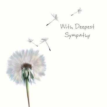 With Deepest Sympathy Greetings Card