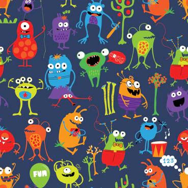 Monster Fun Birthday Greetings Card