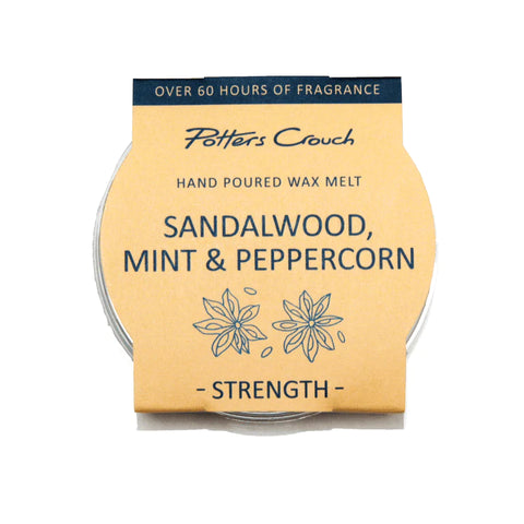 Sandalwood, Mint and Peppercorn Wax Melt