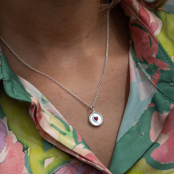 Jammie Dodger Sterling Silver Necklace