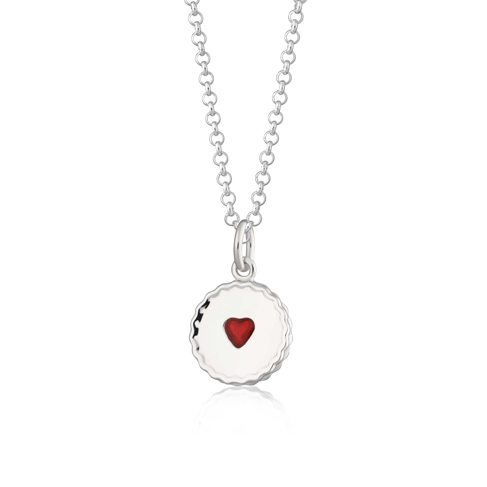 Jammie Dodger Sterling Silver Necklace