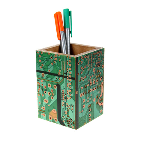 Circuit Board Pencil Pot
