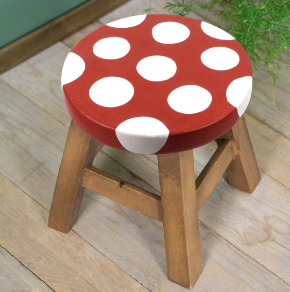 Toadstool Wooden Stool