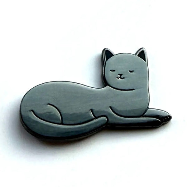 Black Cat Enamel Pin