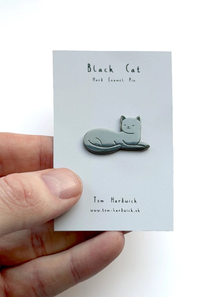 Black Cat Enamel Pin