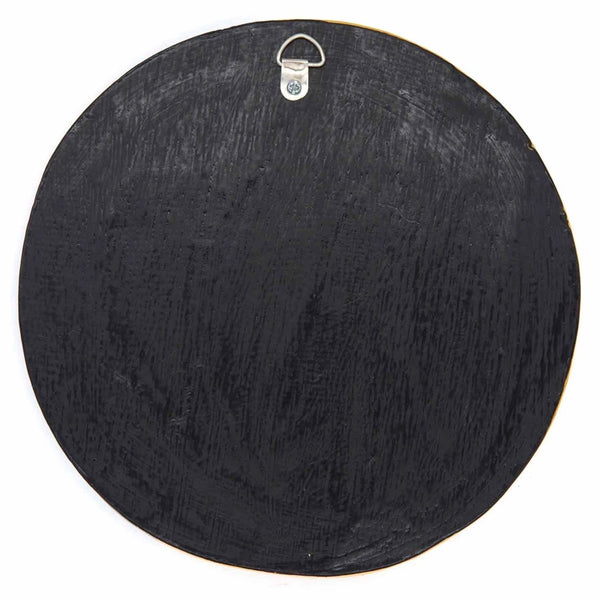 Black and Gold Moon Wall Plaque