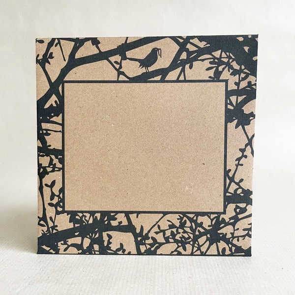 Garden and a Library Greetings Card