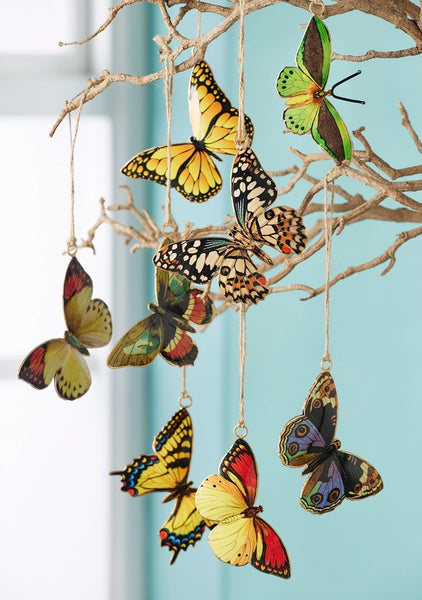 Butterfly Metal Hanging Decoration