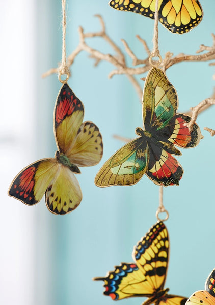 Butterfly Metal Hanging Decoration