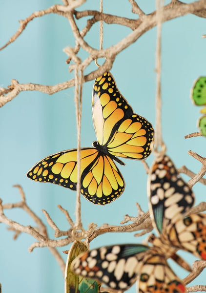 Butterfly Metal Hanging Decoration