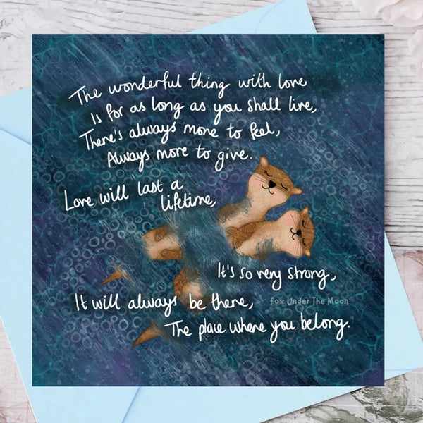 Love Foiled Greetings Card