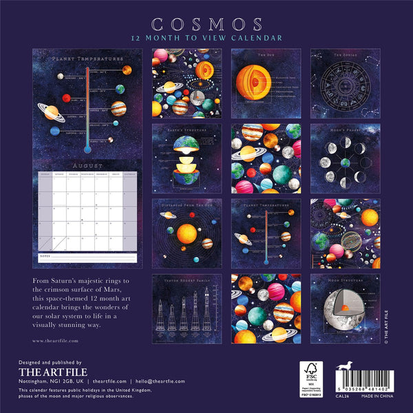 Cosmos Wall Calendar 2027