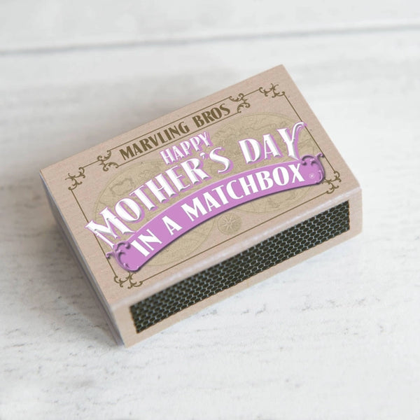 Happy Mother's Day Bunch of Roses in a Matchbox