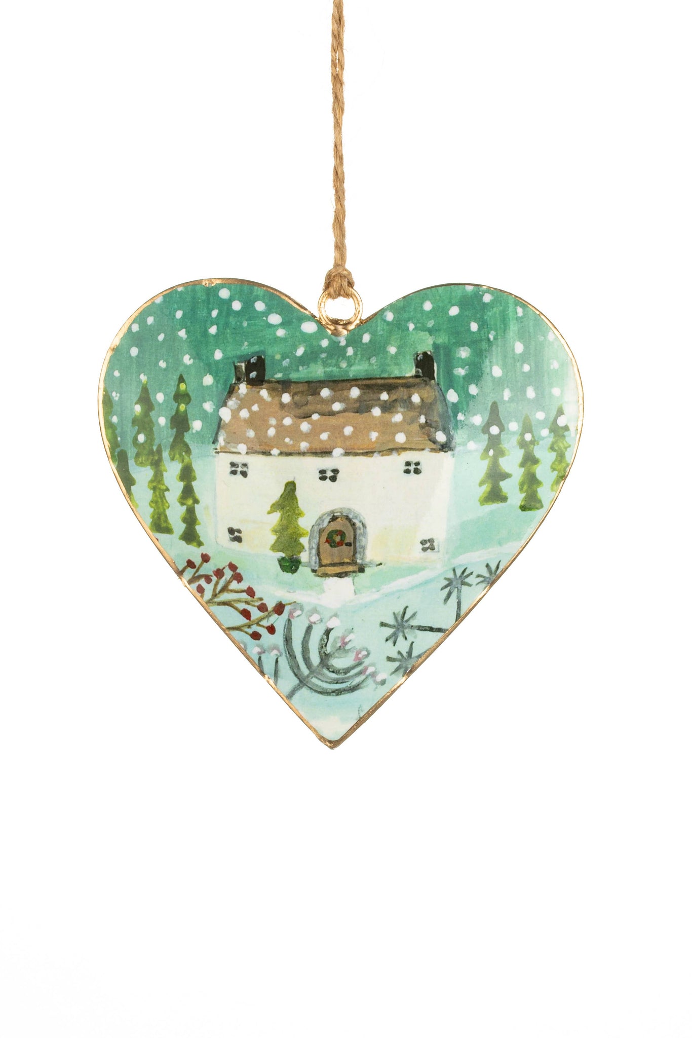 Little House Heart Decoration