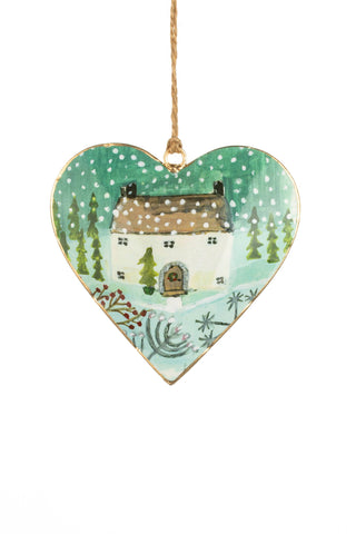 Little House Heart Decoration