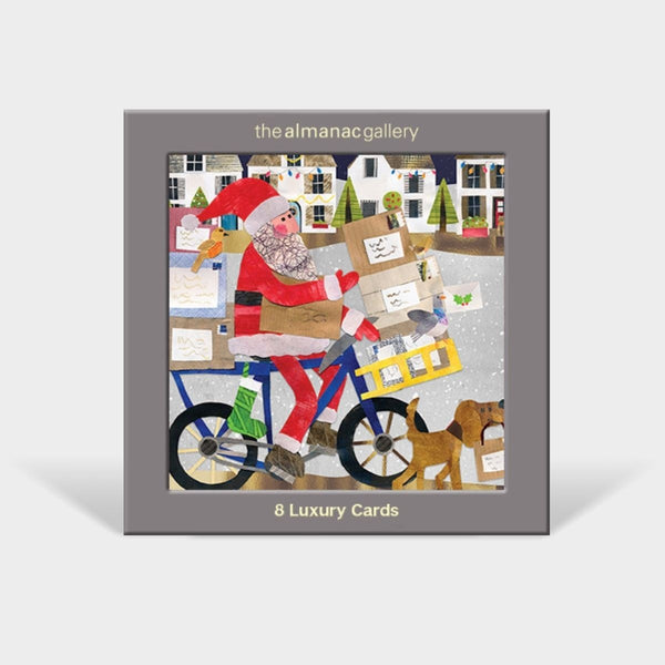 Delivery Post Luxury Christmas Cards x8