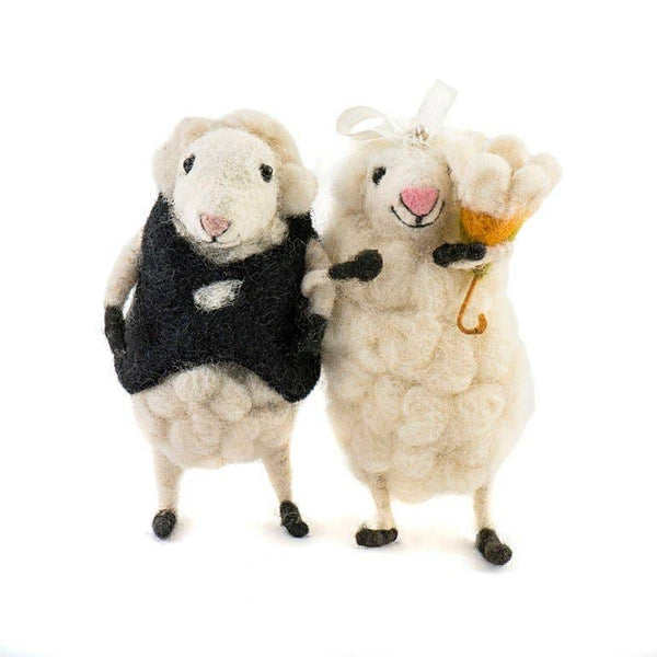 Bride and Groom Wedding  Sheep