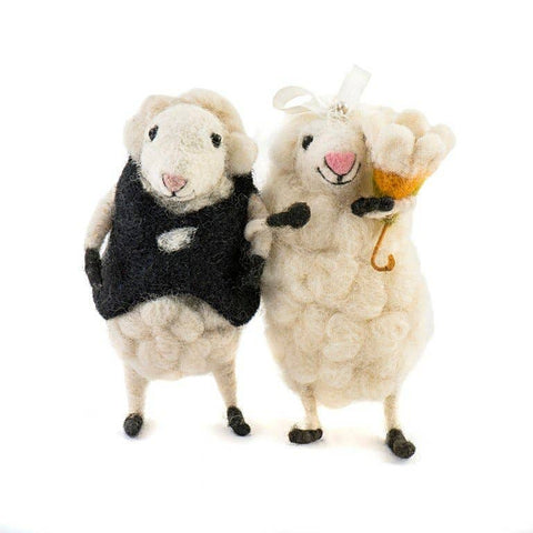 Bride and Groom Wedding  Sheep