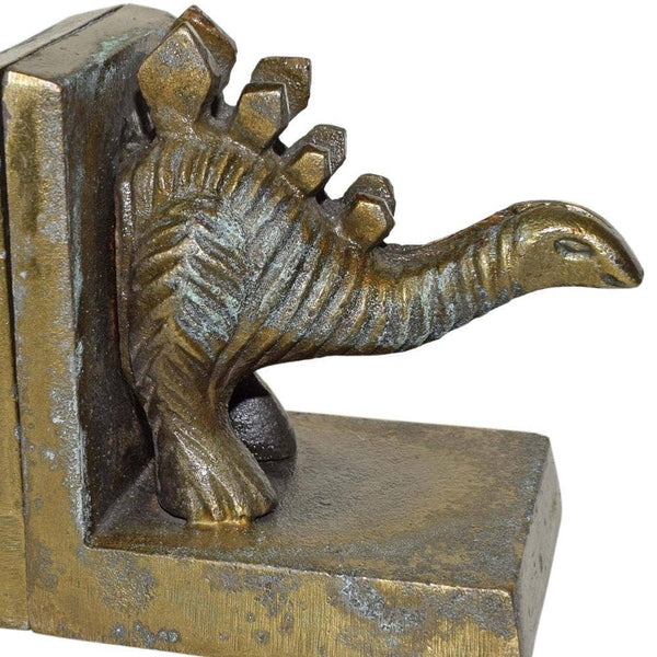 Stegosaurus Dinosaur Metal Bookends 10 x 7 x 10cm