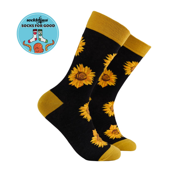 Sunflower Heads Bamboo Socks