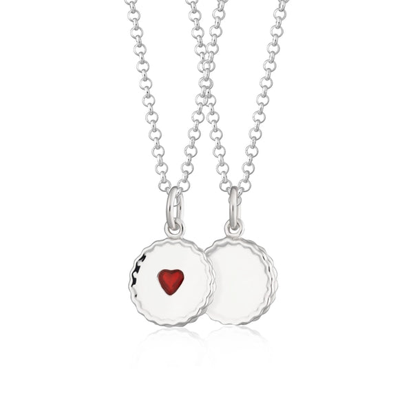 Jammie Dodger Sterling Silver Necklace