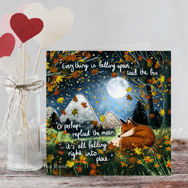 Falling Apart Greetings Card