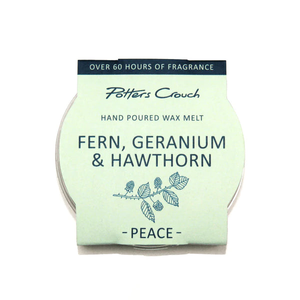 Fern, Geranium and Hawthorn Wax Melt