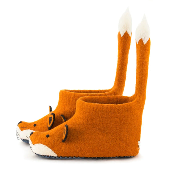 Adult Finlay Fox Felt Slippers