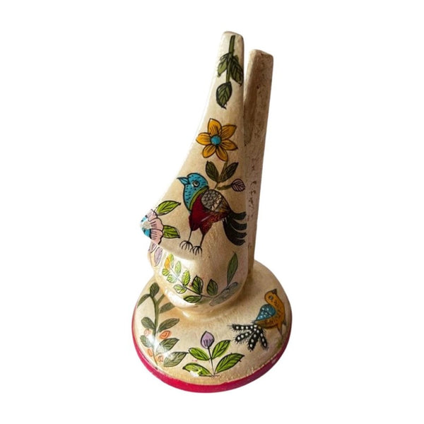 Spectacle Stand Handpainted Floral
