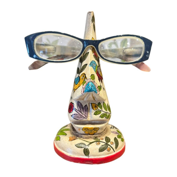 Spectacle Stand Handpainted Floral
