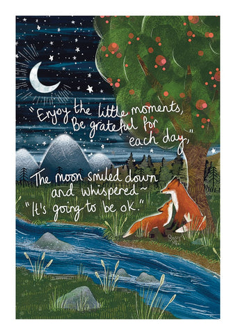 Enjoy the Little Moments Greetings Card