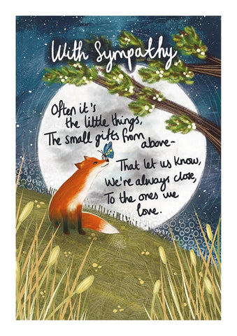 With Sympathy Greetings Card
