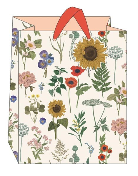 Sunflower Floral Large Gift Bag