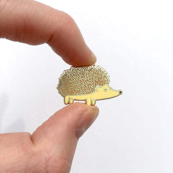 Hedgehog Enamel Pin
