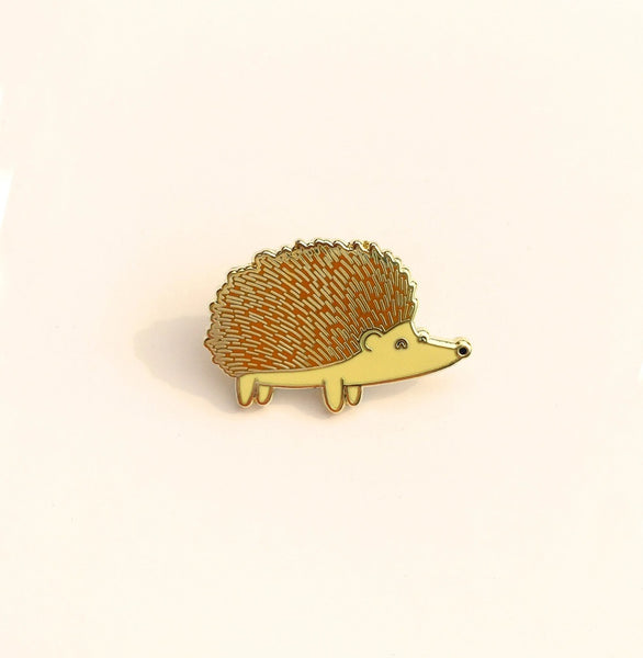 Hedgehog Enamel Pin