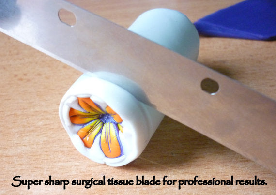 Steel Polymer Clay Tissue Blade Cane Slicer Tool