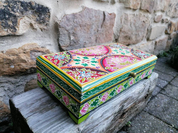 Hand Painted Lidded Box