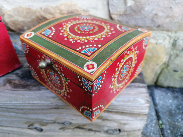 Set of 2 Handpainted Boxes