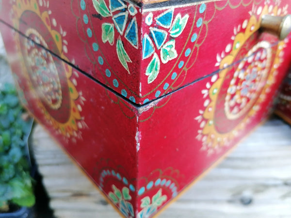 Set of 2 Handpainted Boxes