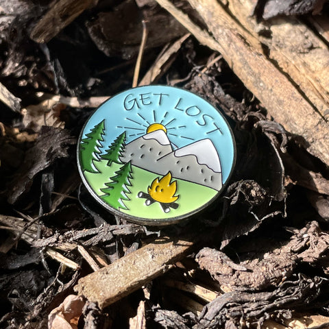 Get Lost Adventure Enamel Pin Badge