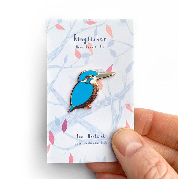 Kingfisher Enamel Pin
