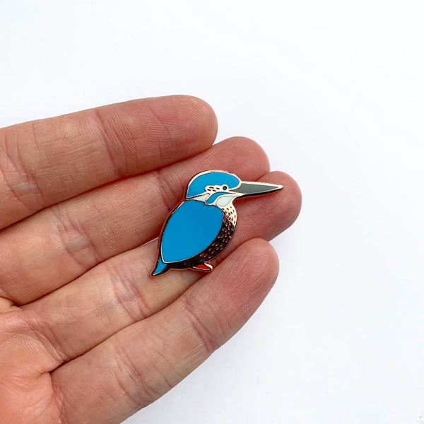 Kingfisher Enamel Pin