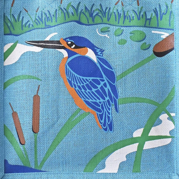 Kingfisher Jute Shopper Bag