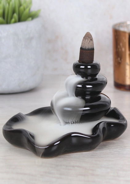 Black Pebbles Backflow Burner