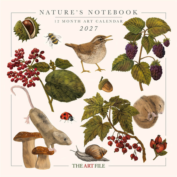 Nature's Notebook Wall Calendar 2027