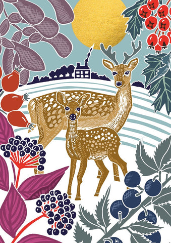 Christmas Deer Christmas Card