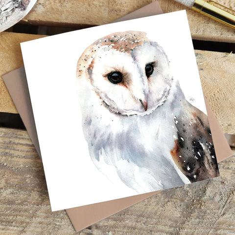 Orion Barn Owl Greetings Card